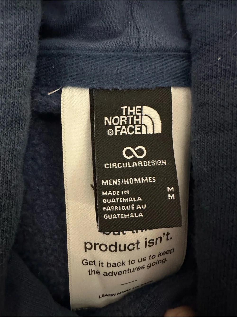 Mens North Face Sweatshirt Navy Medium